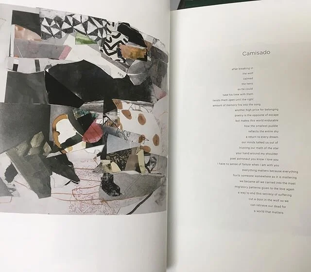 Illustration by @visaniroberto for &ldquo;Camisado&rdquo; by #CAConrad
Join us on Sunday January 5th for the super official release of #cp18! 5-8pm at #blackburn20i20gallery 
#magazine #illustration #carrierpigeon #writing #contemporaryart #poetry #scifi #fiction #printmaking #graphicdesign #painting #drawing #publishing #prints #sculpture #papersculpture #portfolio #creativenonfiction #foilprinting #pcp #papercrownpress