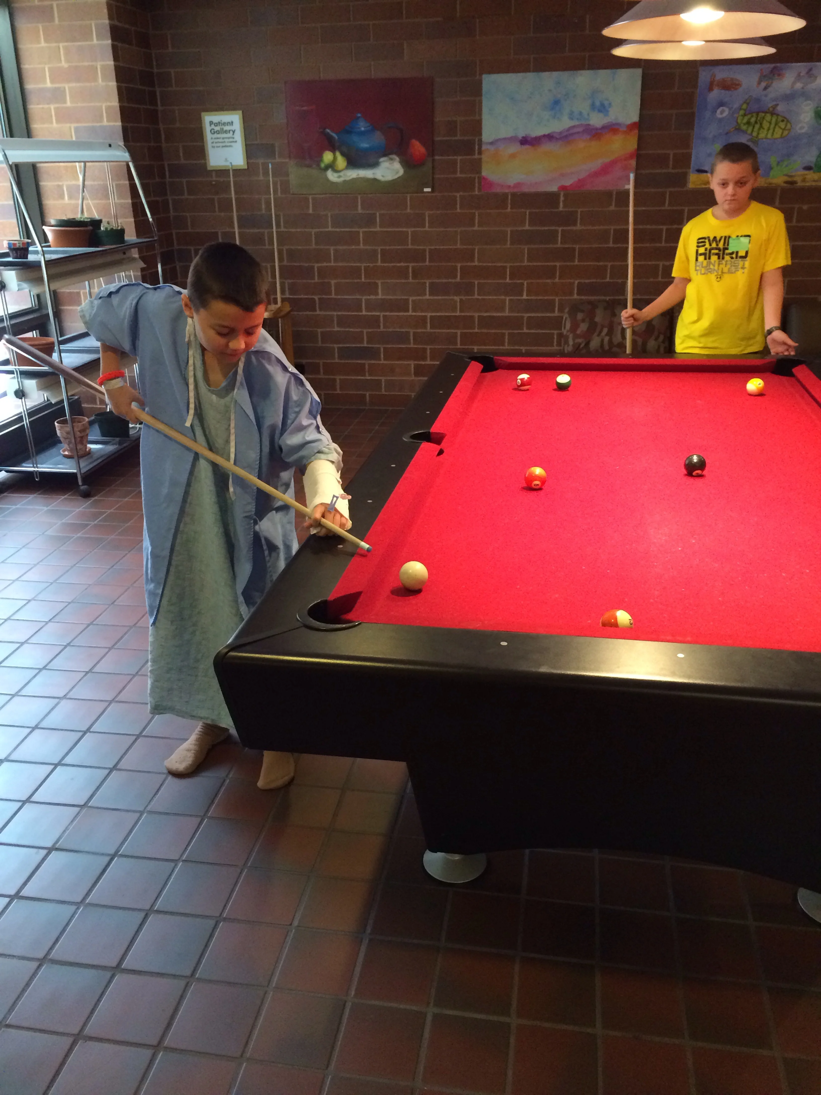 Danny is taking full advantage of Elijah's physical disadvantages these last few days.