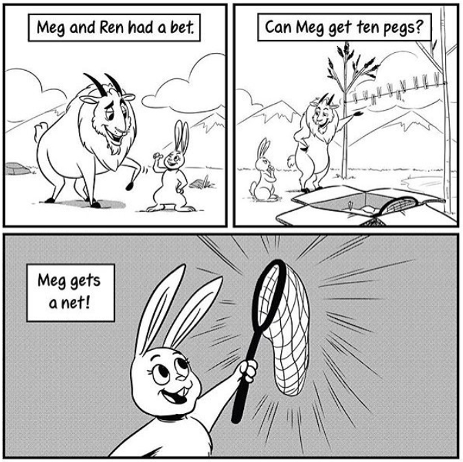 Excerpt from Yak Pack Comics & Phonics Book 1. More illustrations to come pending the release of the book.