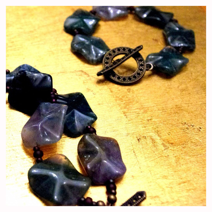Two lovely Fancy Jasper bracelets made by my friend Sarah.