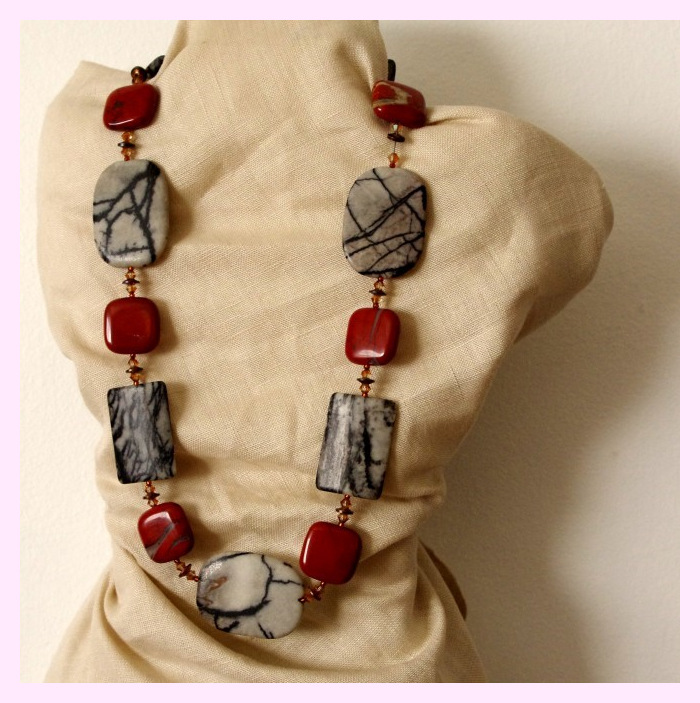 This necklace has a glued bead in it and I've been wearing it for years.