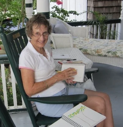 Martha at work. Summer 2012.