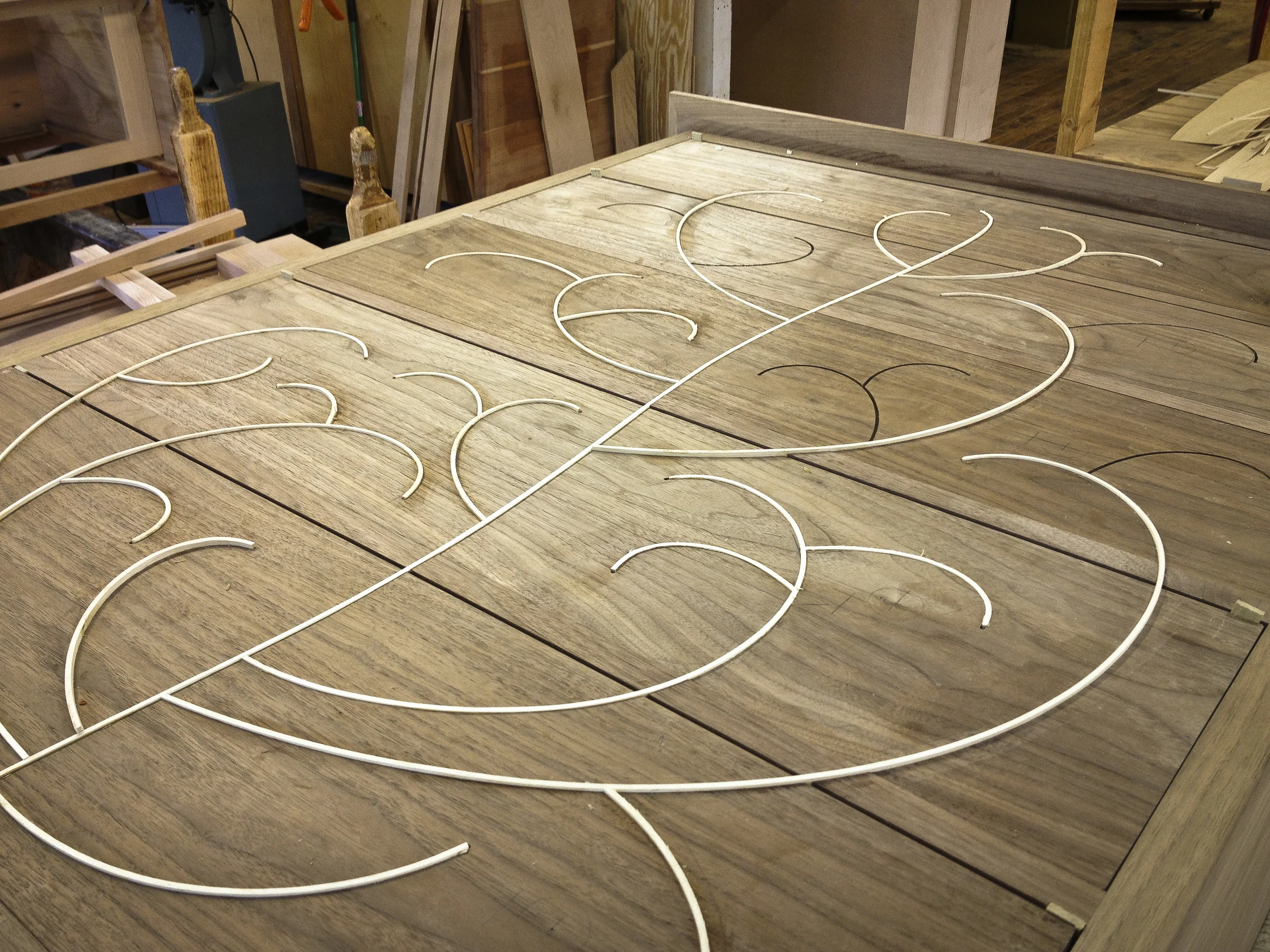 Inlay Dresser Walnut Jeremy Zietz