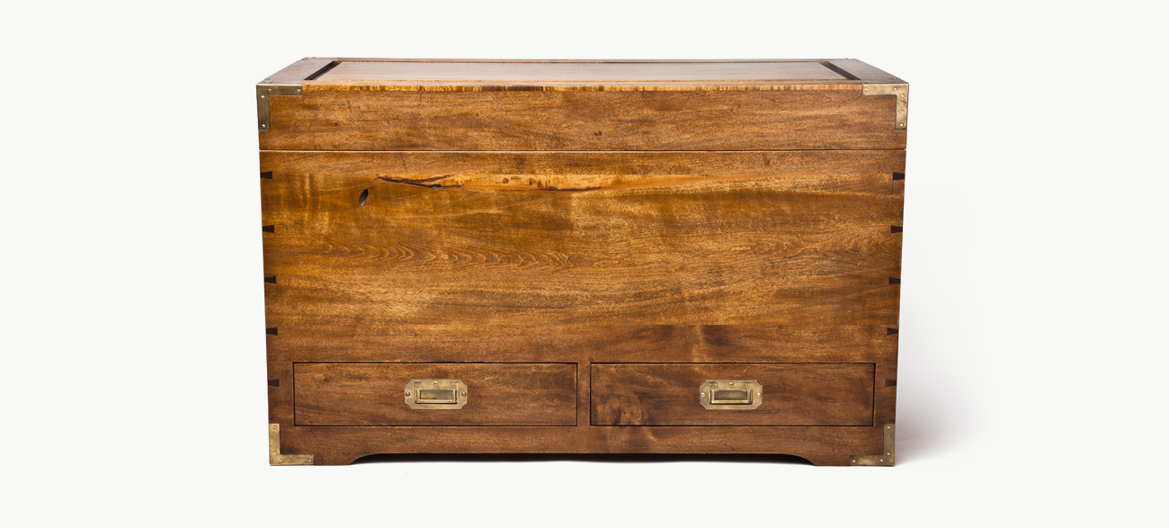 CAMPAIGN BLANKET CHEST