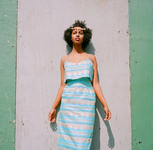 designs by Meghan Sebold. shot and edited by James de Leon. modeled by Fardosa Mohamed. styled by Julianna Vezzetti and Meghan Sebold. jewelry by Liten Blomma. 