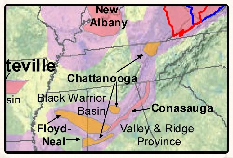 The Chattanooga Shale Play ( EIA.gov ) 
