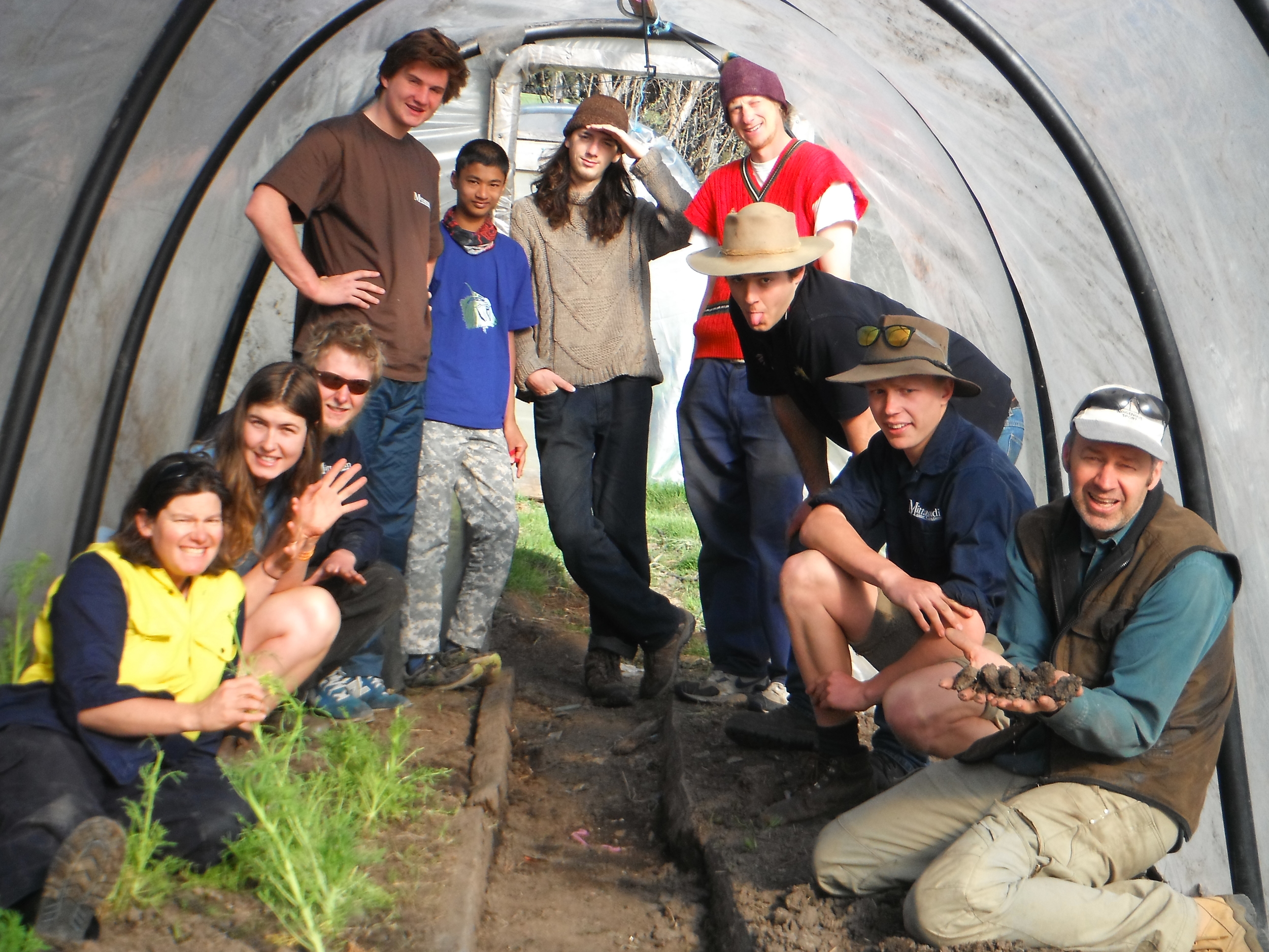 Garden Party 2014 revamped poly tunnel.JPG