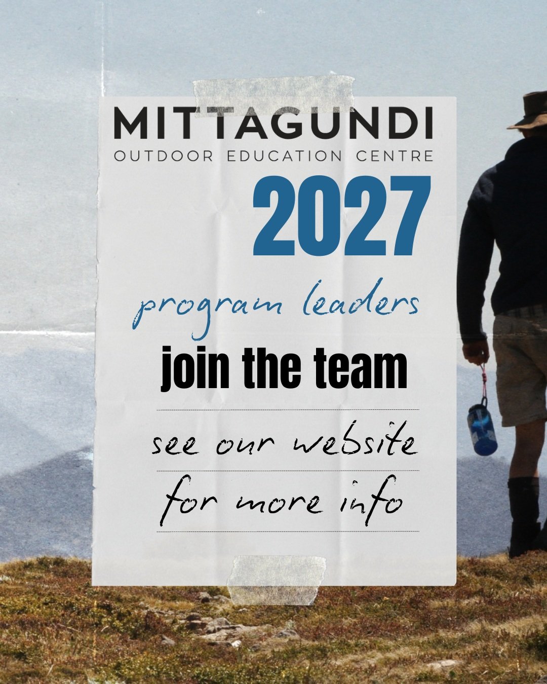 #wearehiring ⛺⛷️🐎🚣&zwj;♂️🌻

Interested in joining the team? Check out the PD on our website under 'Get Involved' 

➡️ e-mail recruitment@mittagundi.org.au for more info