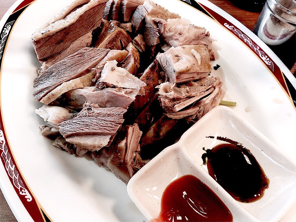 Braised goose meat