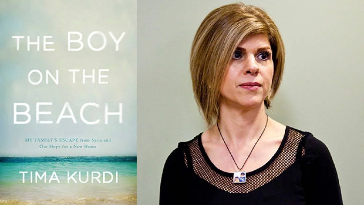 Tima Kurdi is an author, spokesperson and co-founder of the Kurdi Foundation. Her upcoming book, The Boy on the Beach, tells the heartbreaking story behind the death of her nephew, Alan Kurdi, whose lifeless body was photographed washed up on a Turkish beach, shocking the world into paying attention to the plight of Syrian refugees. (Maxine Bulloch/Simon & Schuster Canada. Source: CBC )