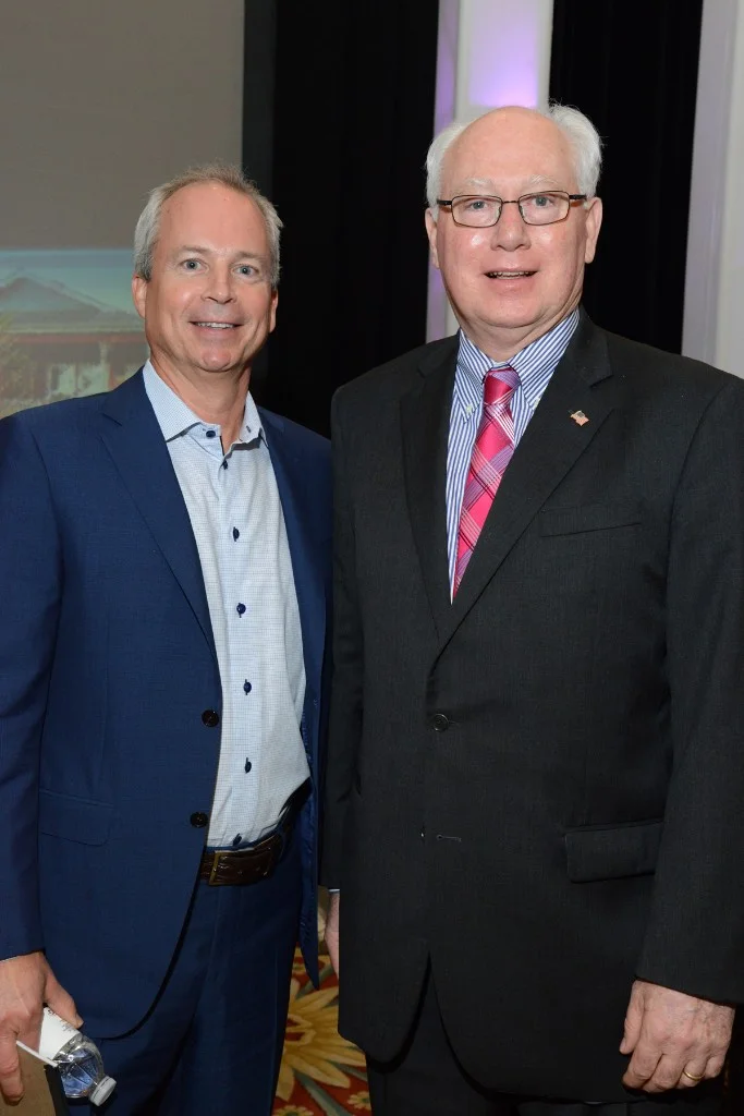 Kevin Clayton, CEO of Clayton Homes Inc and Richard Jennison, President and CEO of the Manufactured Housing Institute Photo: Lisa Stewart Photography