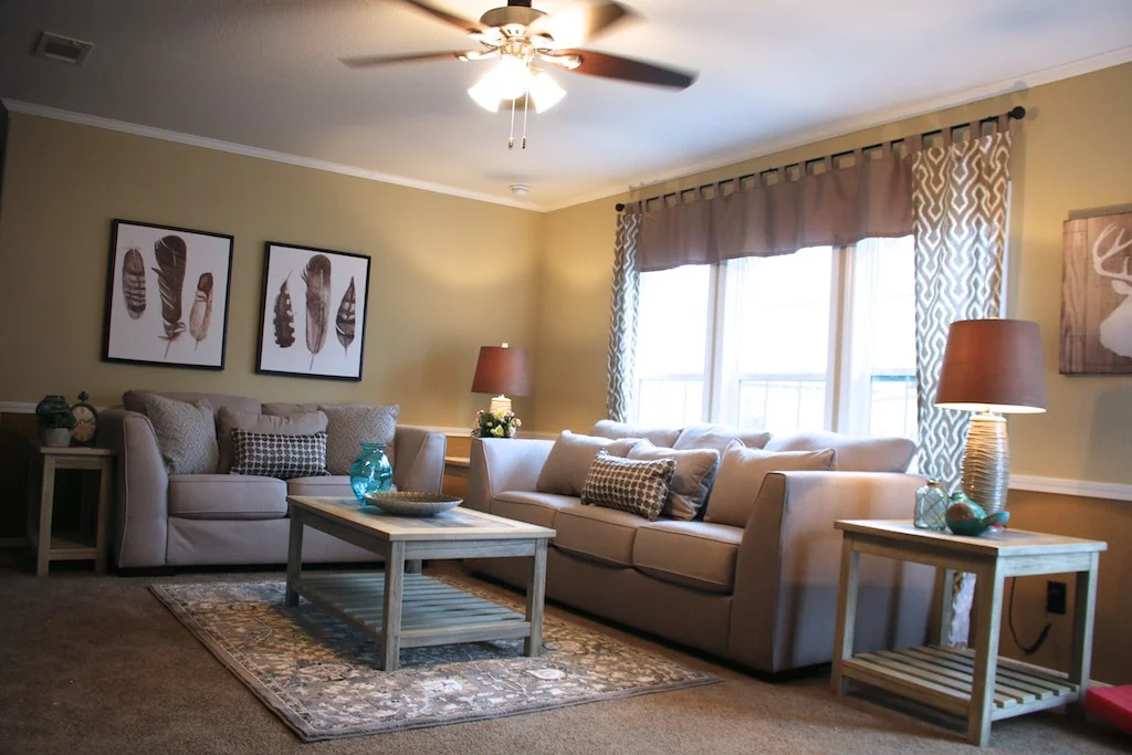 The Drake model constructed by SE Homes of Texas, on display at Home-Mart