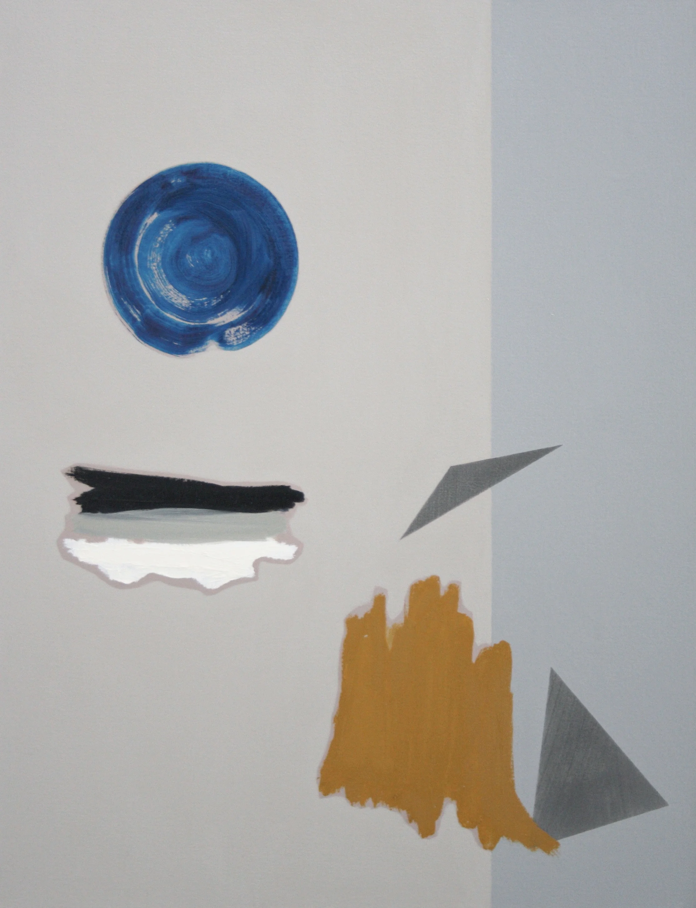 Degrees of Separation 6, 2010, oil, acrylic and graphite on canvas, 56 x 43 cm