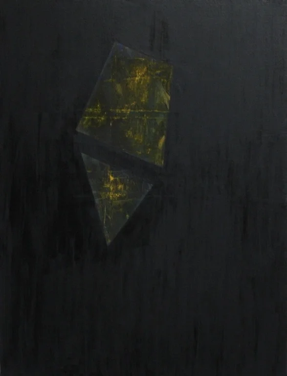 …… in the making, 2010, oil and pigment on canvas 84 x 64 cm