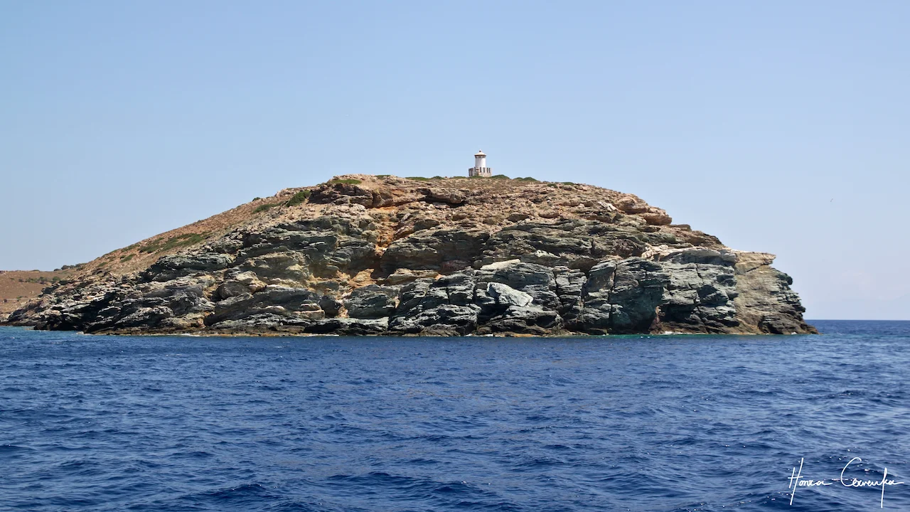 One of countless romantic lighthouses in Greece