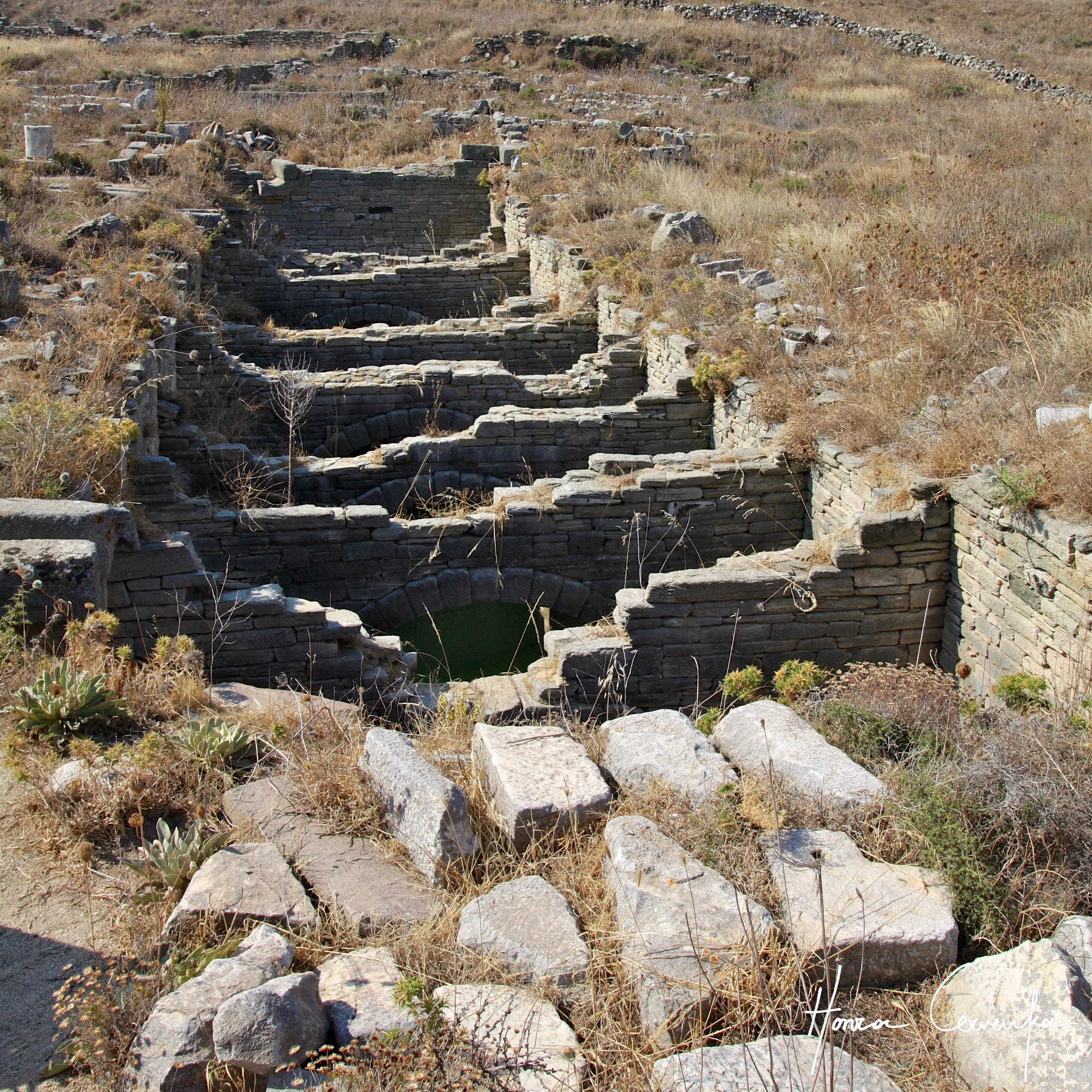 An ancient water cistern--very impressive!