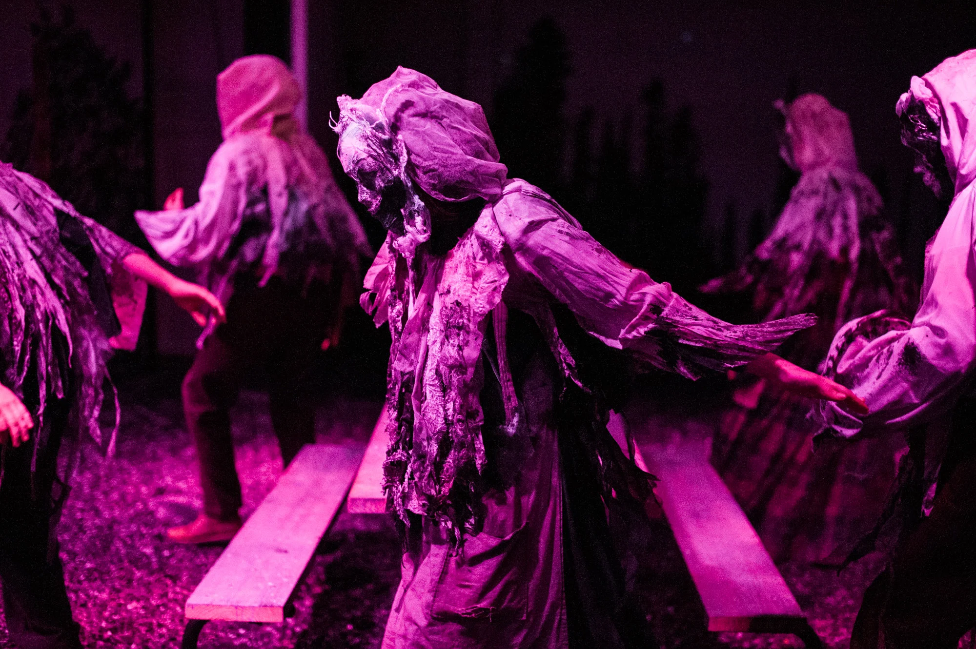 The Tower, written by Adam Scott Mazer, Directed by Philip Gates, Choreographed by Alexa Andreas at HERE Arts Center. Photo Eileen Meny.