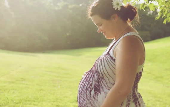 Danell and baby bump 