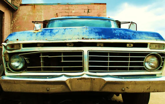 Old Blue Truck