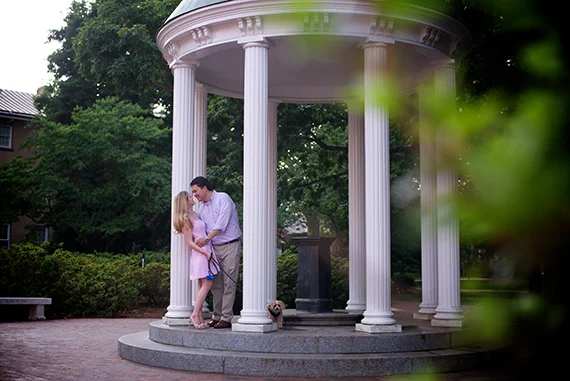 Ashley + Brian . UNC engagement