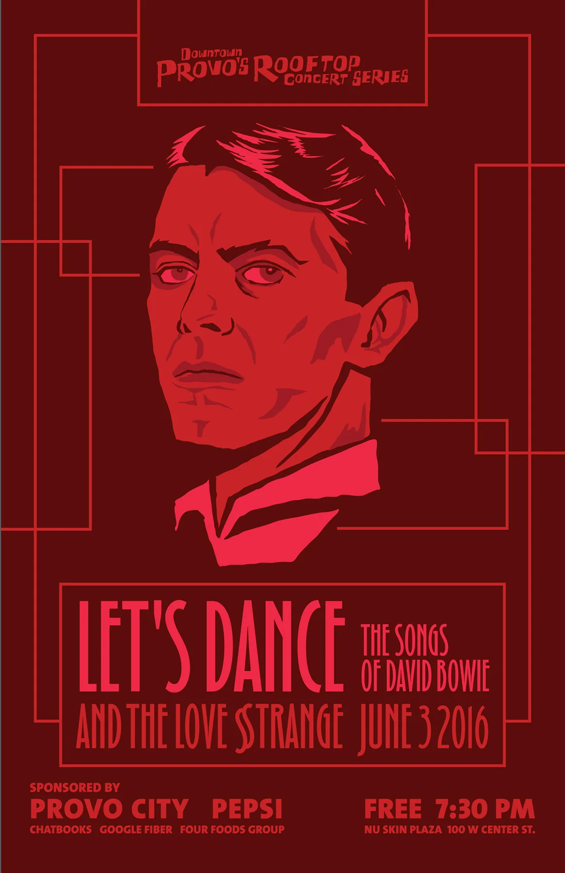 Provo Rooftop Concert - poster by Furturtle.com