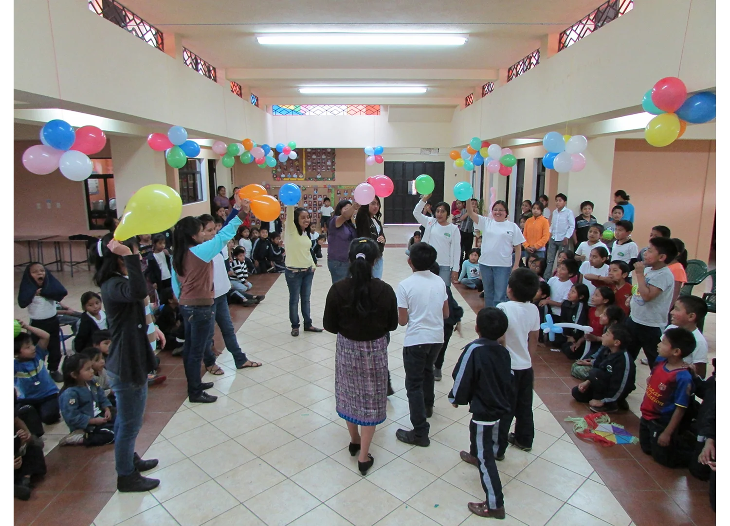  The large cafeteria on the ground floor can accommodate all students and staff at once for meals and assemblies. The room also doubles as community meeting and event space. &nbsp; 