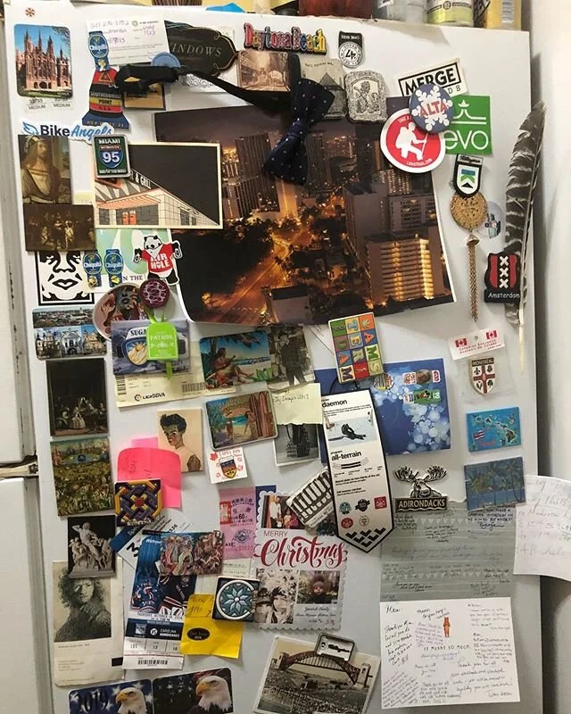 This is life fridge! I&rsquo;ve got all that history #greatlife