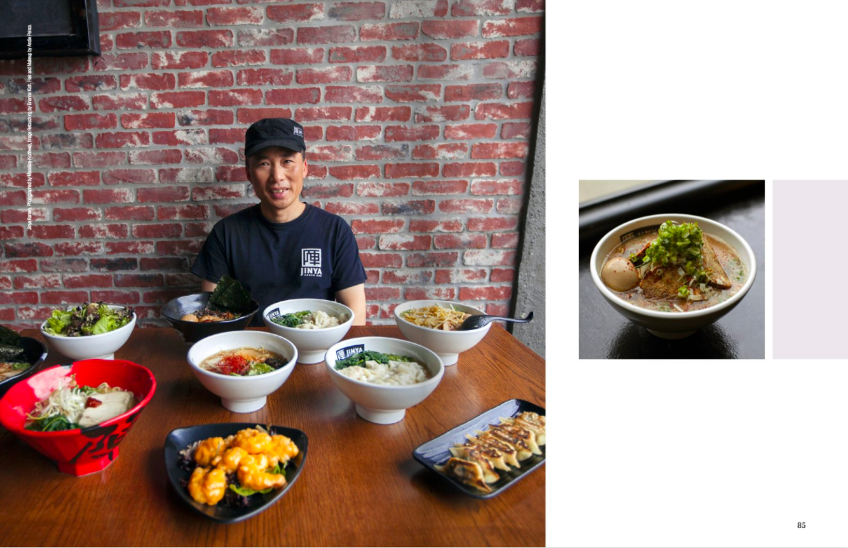 Food restaurant editorial for Chicago magazine Felix Magazine shot by Madeline Northway. Furious Spoon Ramen and Jinya Ramen