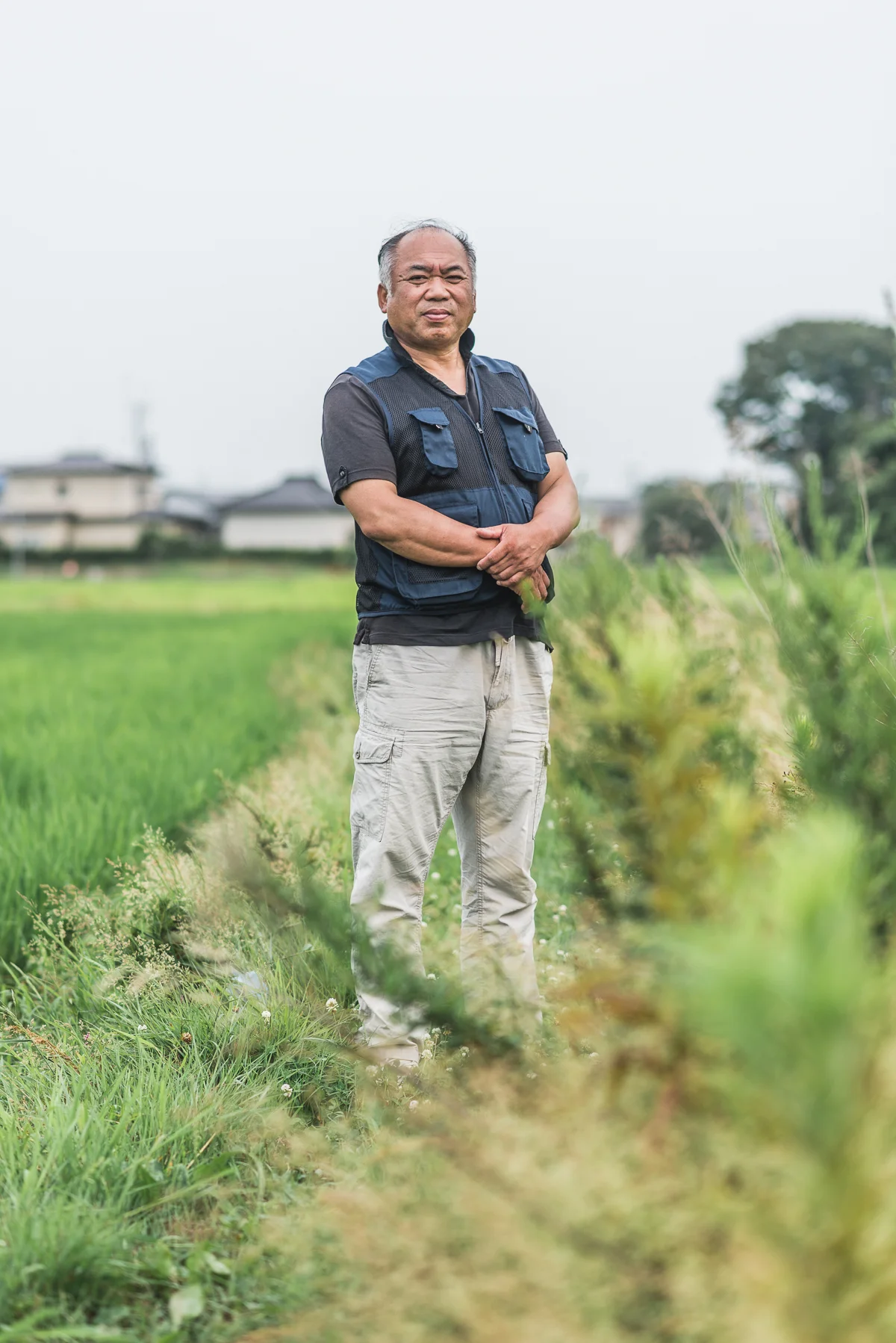  Mikami Seishi, 63, Tome, Rice and Vegetables  Seishi is a seventh generation rice farmer with three children, who do not work in agriculture positions. He does, however, work on the farm with his seven grandchildren each Sunday to teach them about t