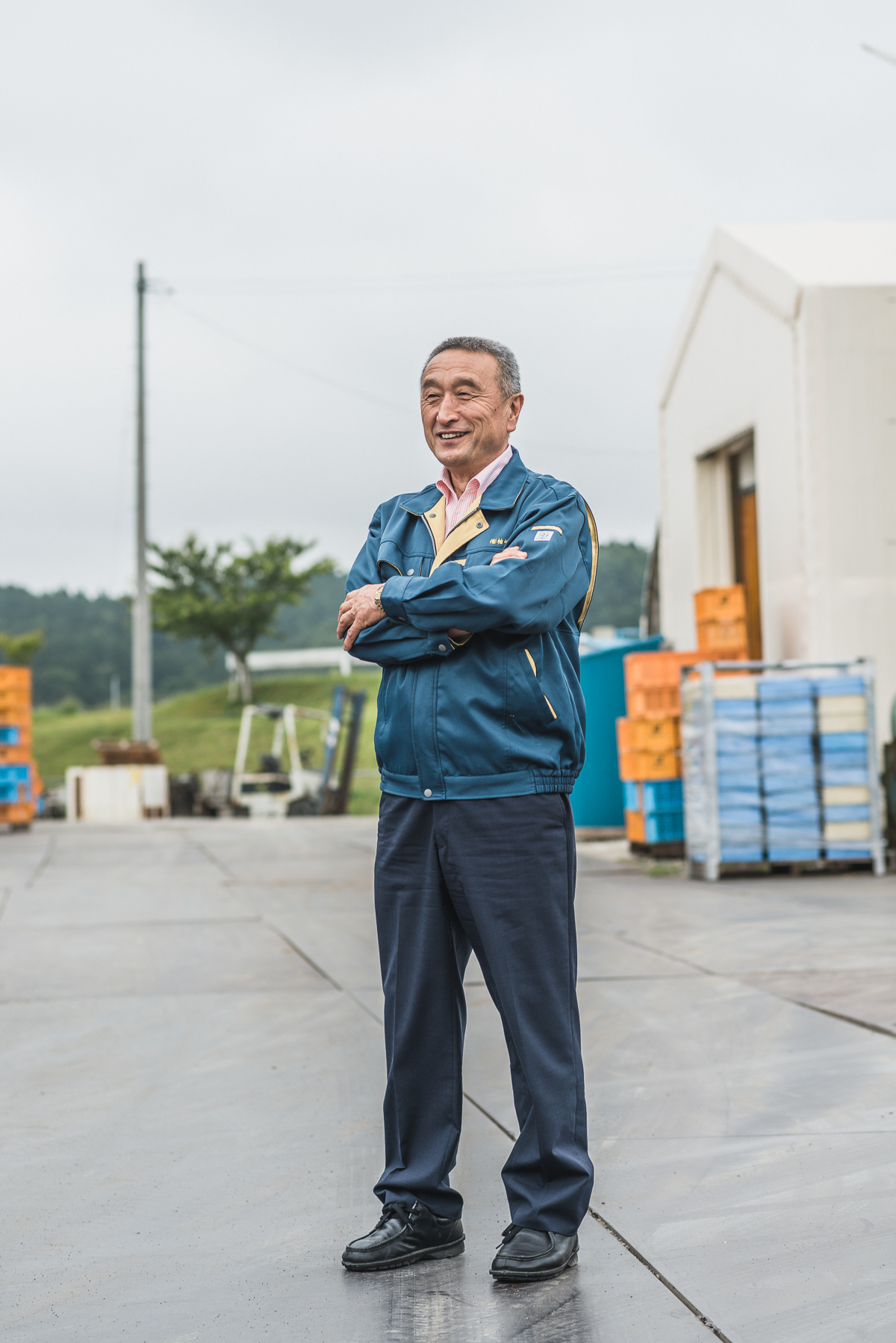  Kashiwazaki Shinichi, 67, Gonohe, Garlic and Vegetables  Shinichi is a third generation fisherman who took up farming 25 years ago. Since then he has developed a business that processes fresh goods, employing workers from seven different countries. 