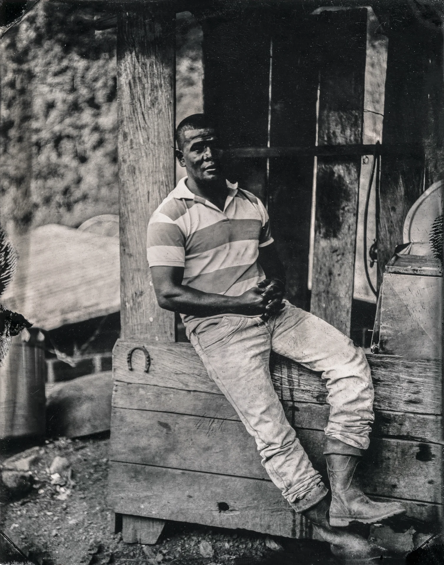  John - now civilian, reintegrated 5 years ago after losing foot to mine explosion 