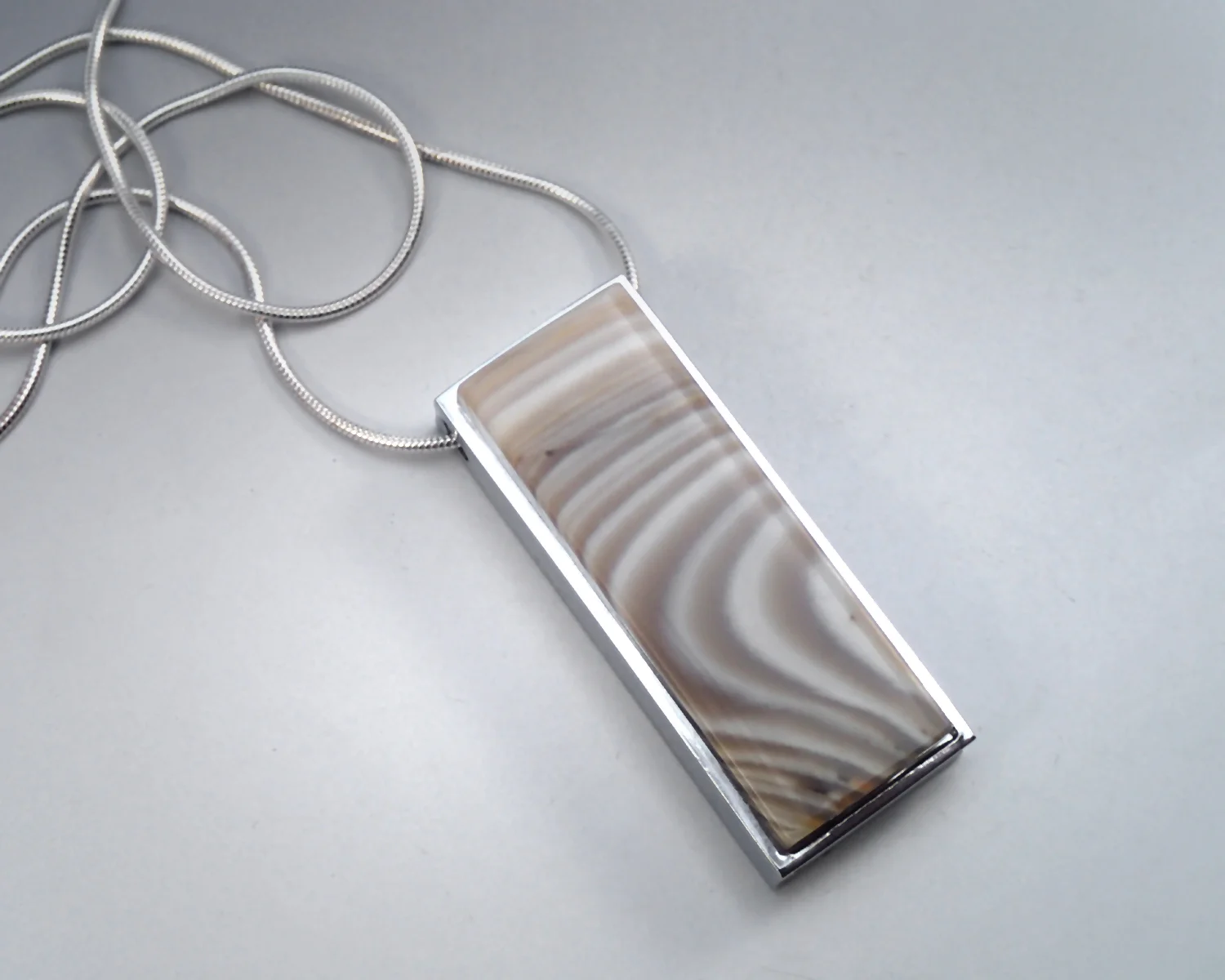 Australian Ribbon Stone flash drive pendant