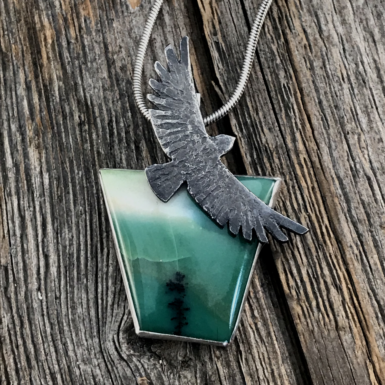 Hawk Flying Pendant