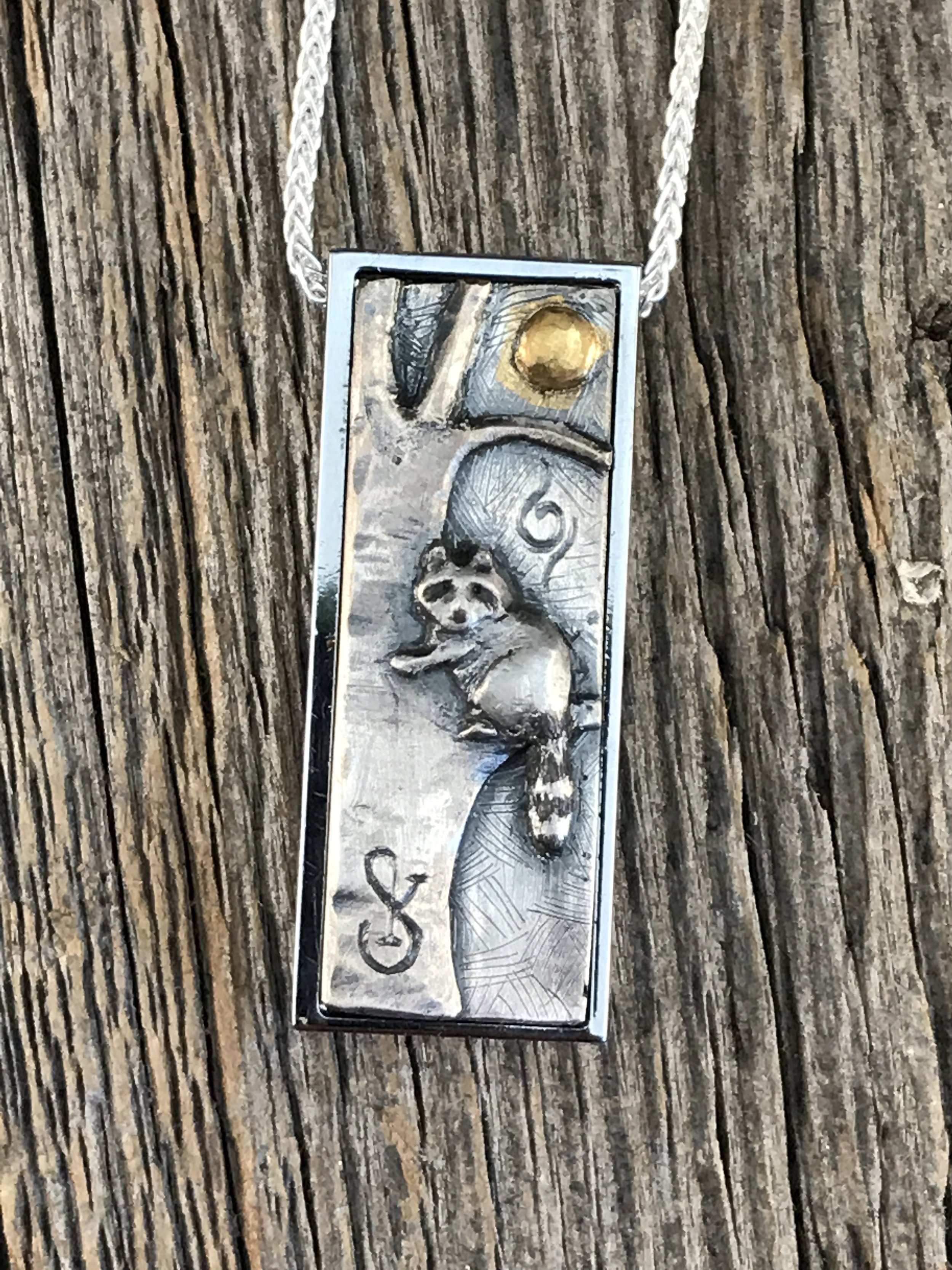Commissioned Raccoon in Tree