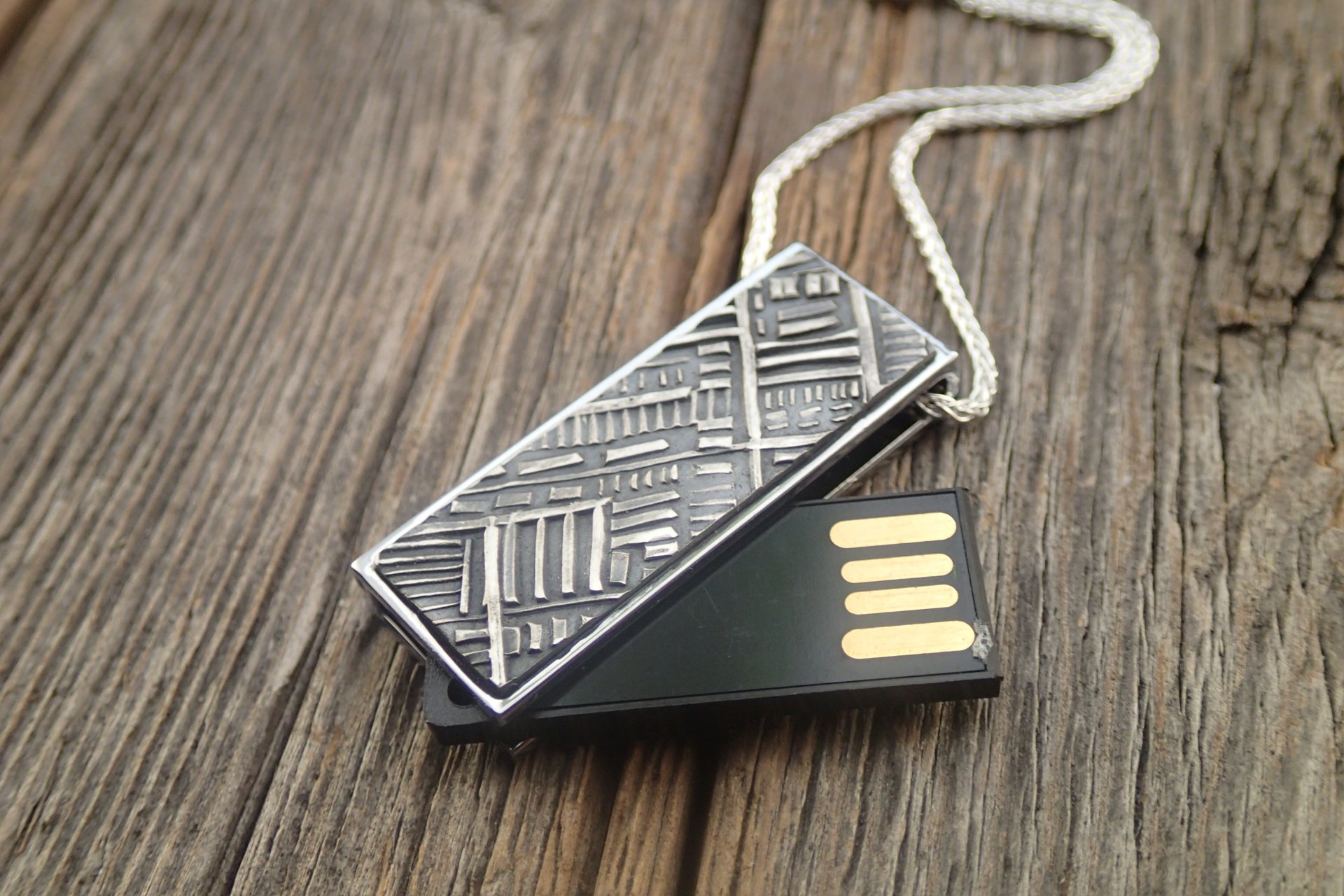 Permiculture Flash Drive Pendant