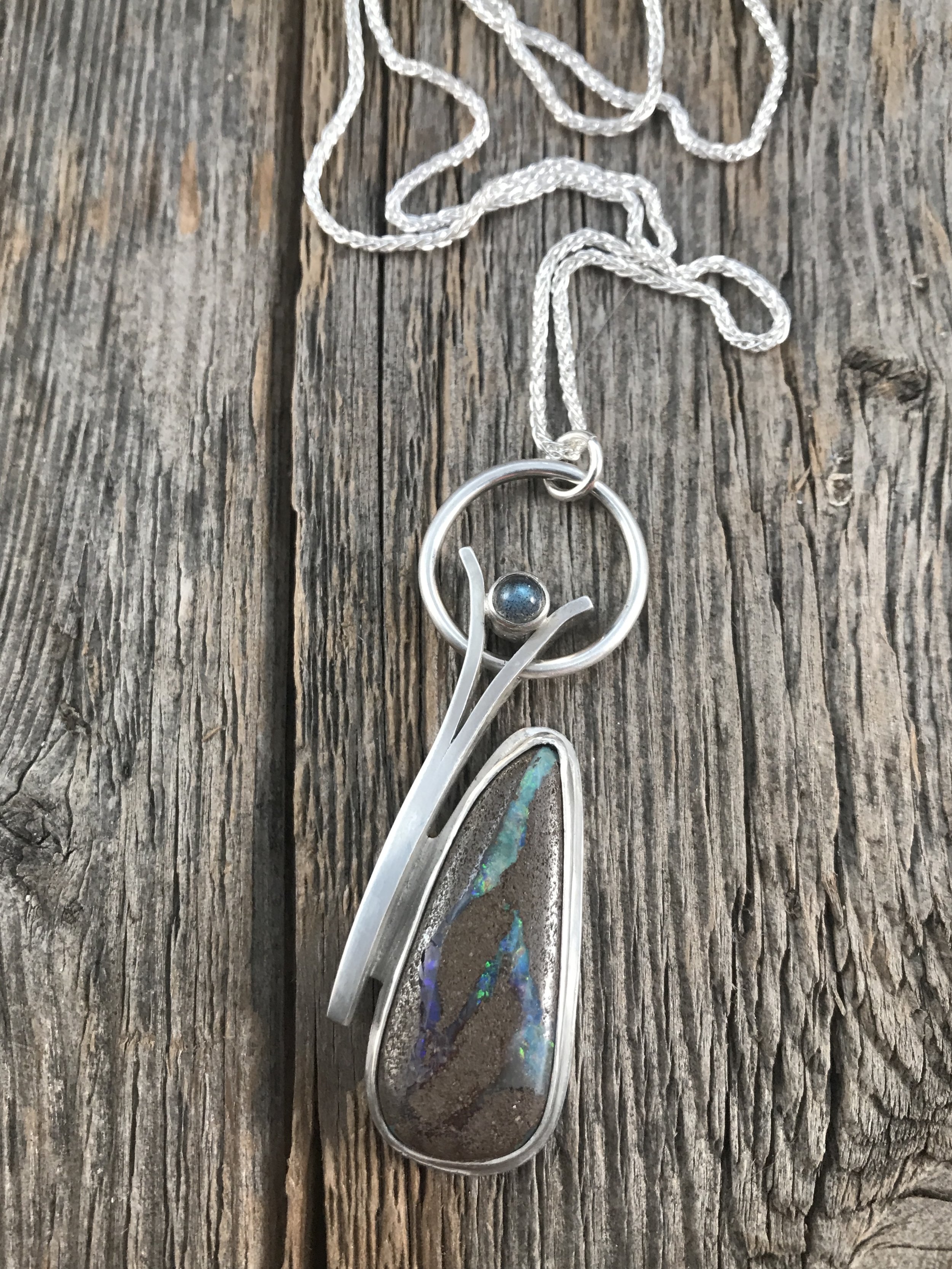 Boulder Opal Pendant