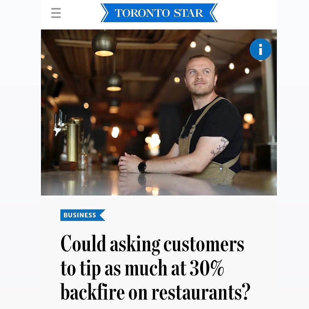 When you&rsquo;re a business that truly cares about its people, it&rsquo;s worthy of the front page of the Business section in @thetorontostar. 👉👏🏼

Our client @marbenresto was featured prominently today because it&rsquo;s part of the &lt;1% of re