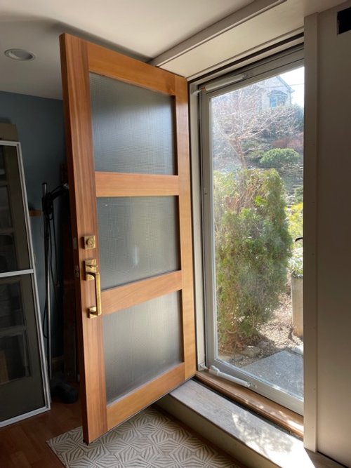 Red Cedar with glass