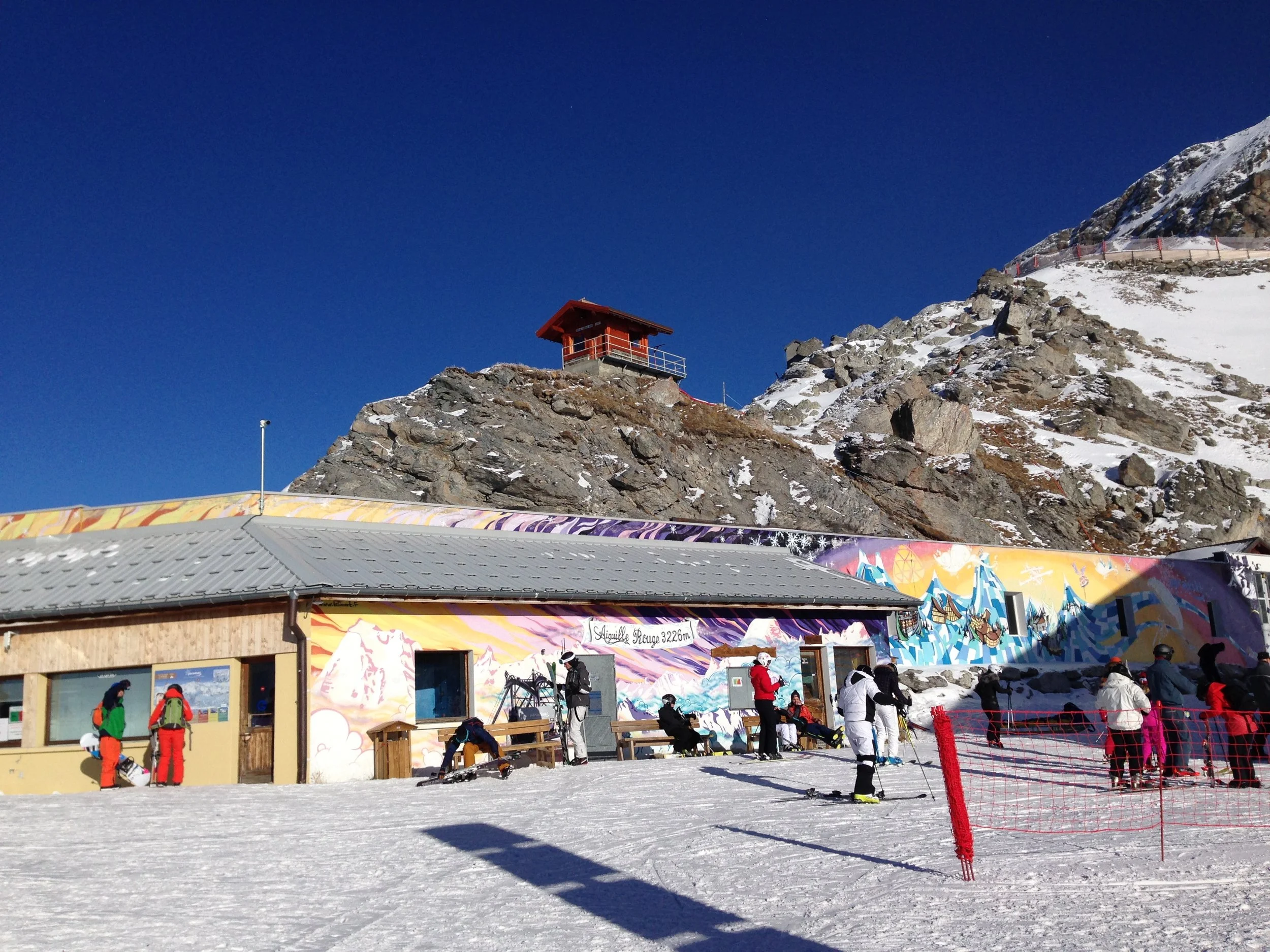 near the top - Aiguille Rouge