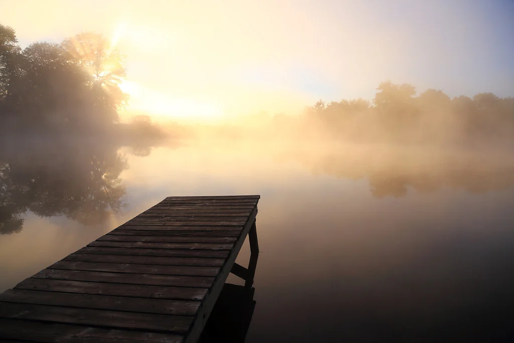 Dock sunrise