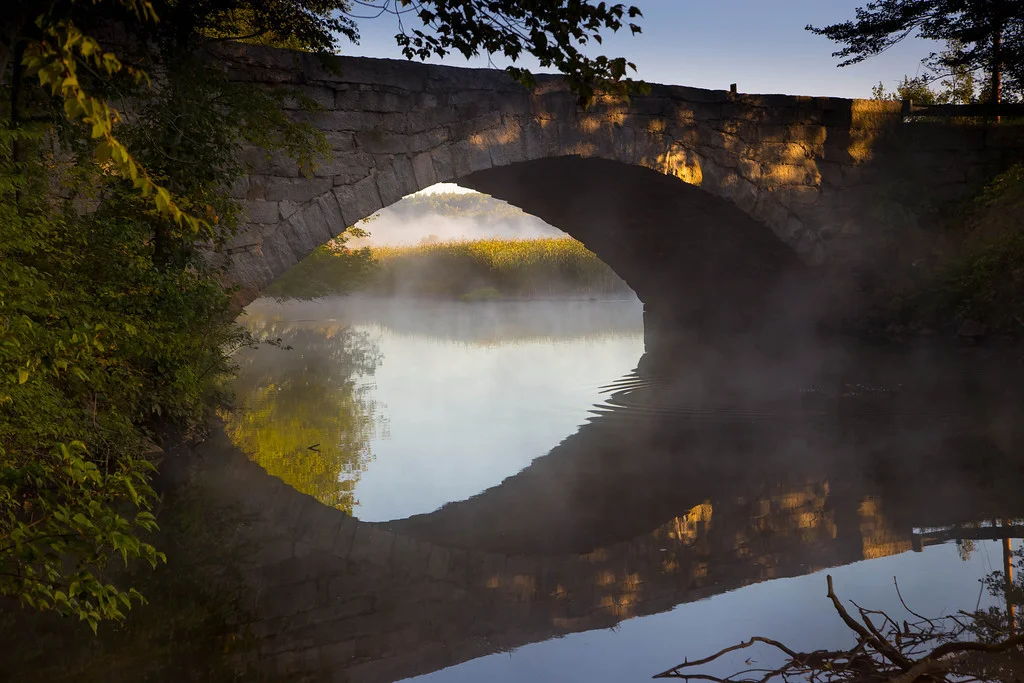 Stone bridge, late summer