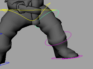 Enable FK controls for better animation arcs!