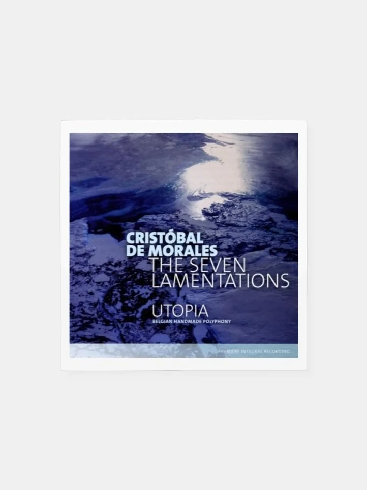 Cristóbal de Morales - Lamentations - CD