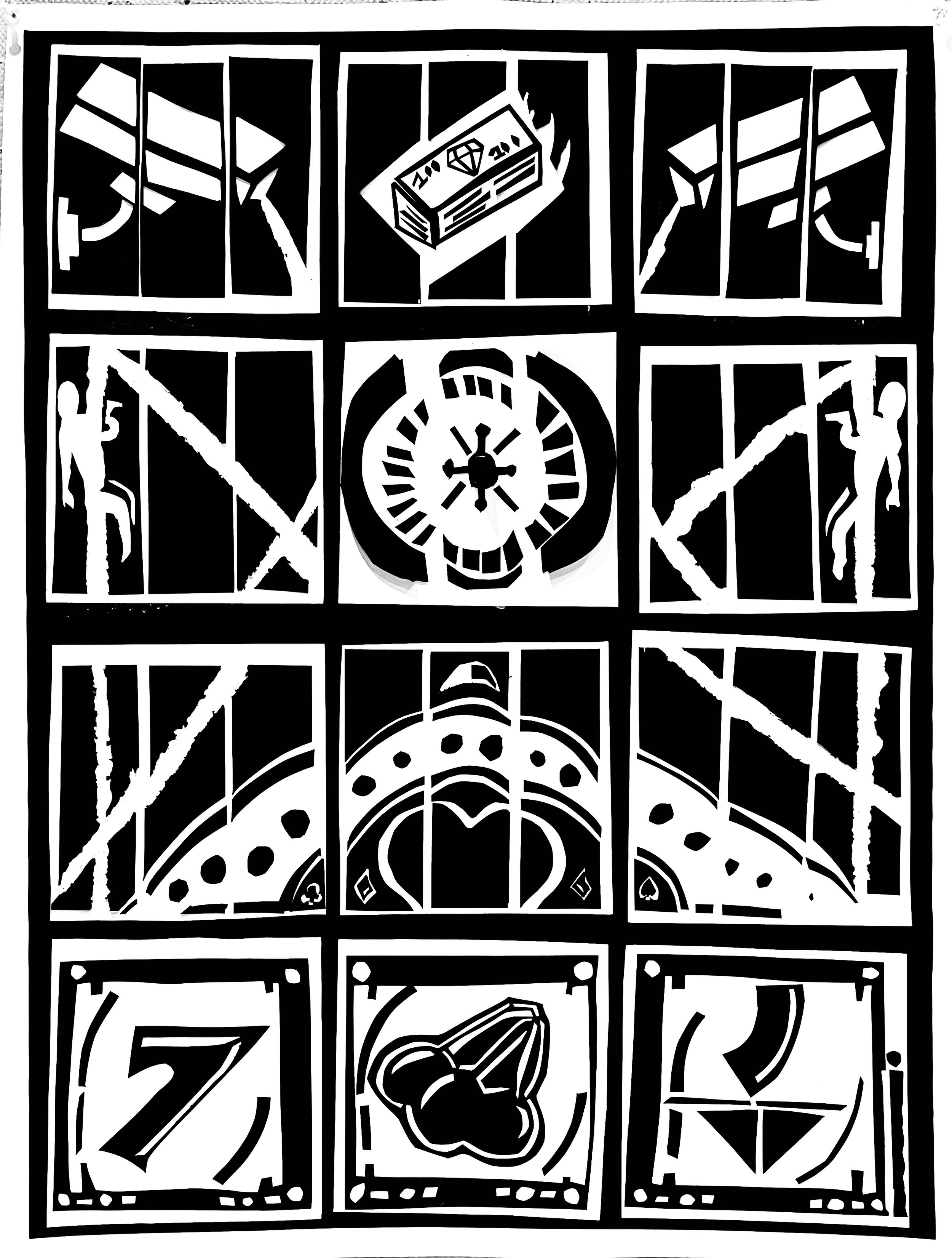 Shape interpretation: "Greed"