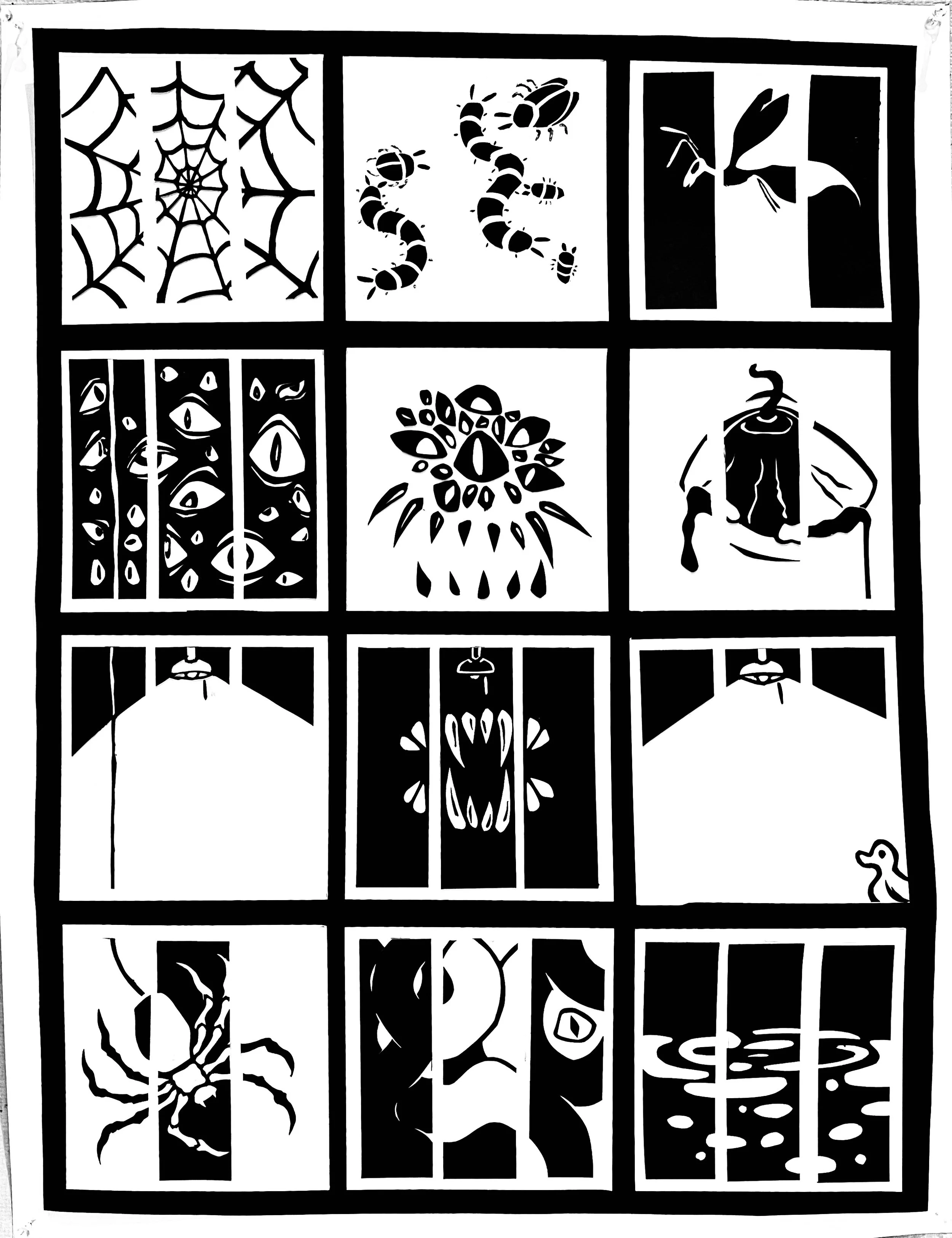 Shape interpretation: "Fear"