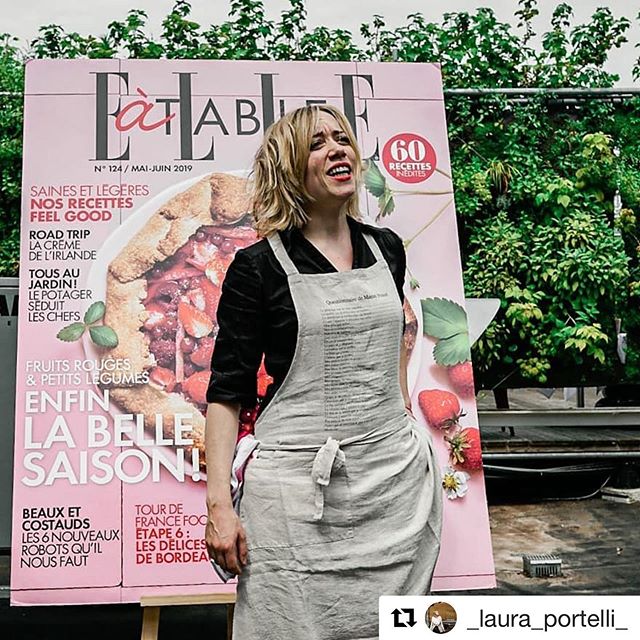 #Repost @_laura_portelli_ with @get_repost
・・・
@ellefr et @elleatable recevaient @_laura_portelli_ pour une performance culinaire toute v&eacute;g&eacute;tale sur les toits de la ferme urbaine du @le_bhv_marais 
Comm @feghrita 
Arts de la table @rai_