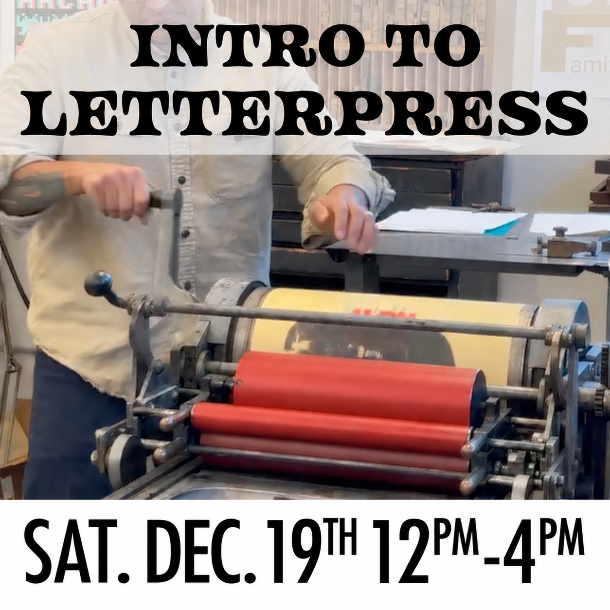 Intro to Letterpress (12/19)