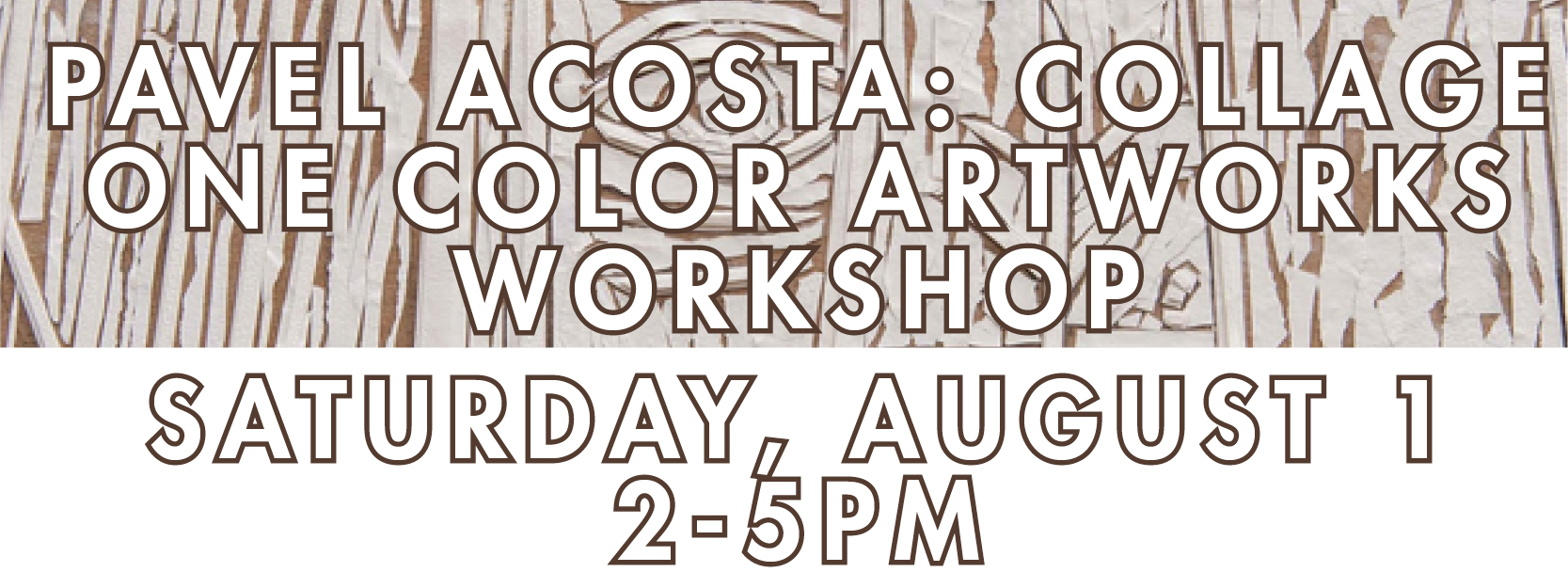 Students will brainstorm with Pavel about how to translate images of an existing artwork into a one-color collage. They will focus on how to treat volumes, shadows and lights. Teacher will demonstrate how to arrange the pre-cut shapes into a piece of cardboard, employing this technique.