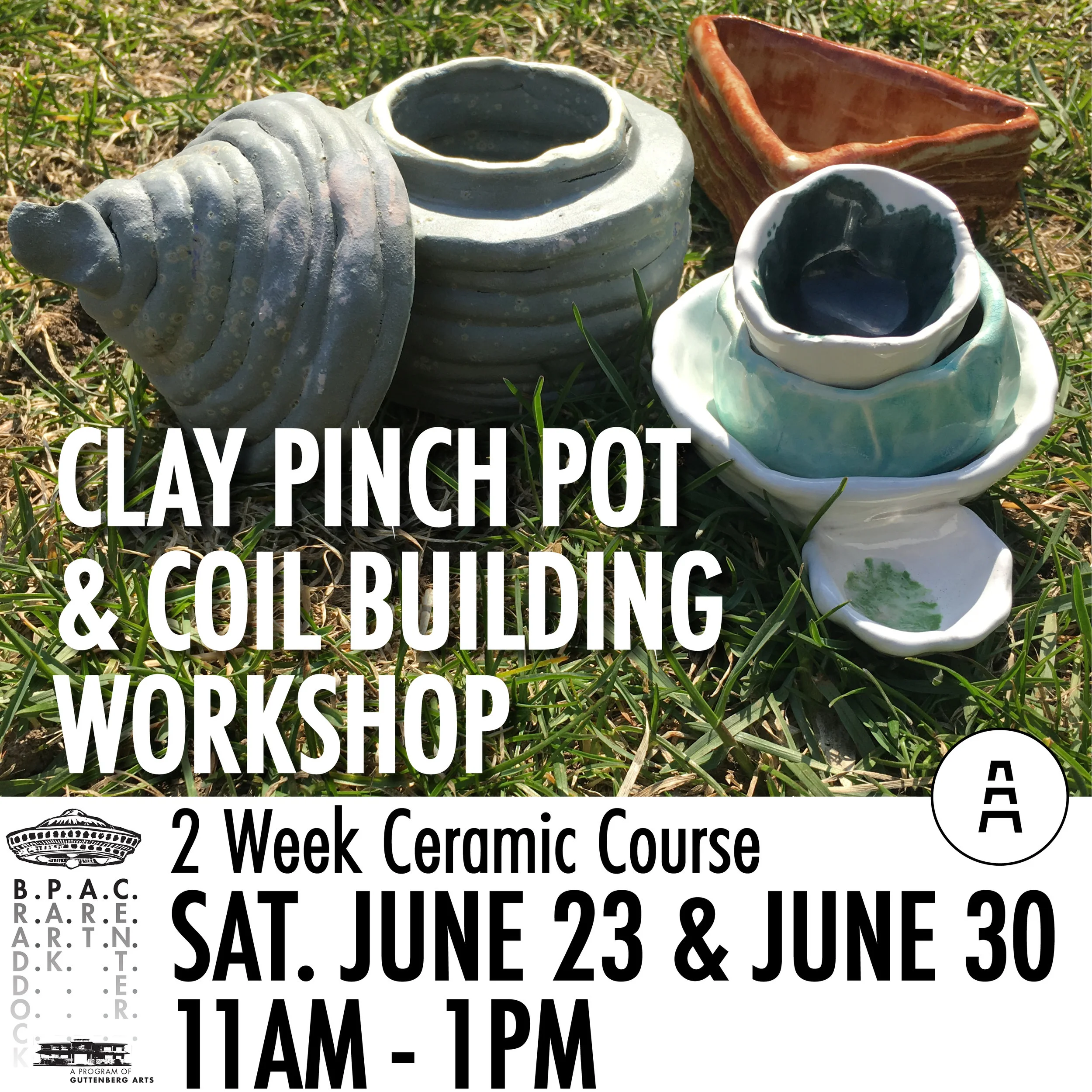 Clay Pinch Pot & Coil Building Workshop