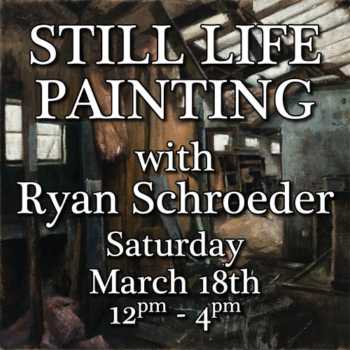 This free class instructed students how to create a beautiful still life using a limited palette of oil colors!